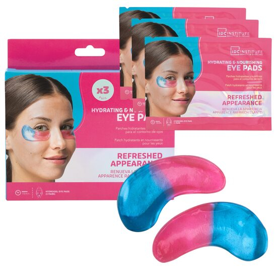 Pad cu gel pentru ochi 3 perechi, IDC Institute, 90303, hidratare & hranire [1]