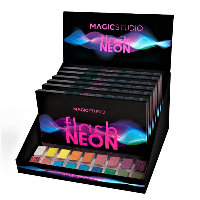 Paleta 18 farduri de pleoape Flash Neon Shadow, Magic Studio, 24500 [4]