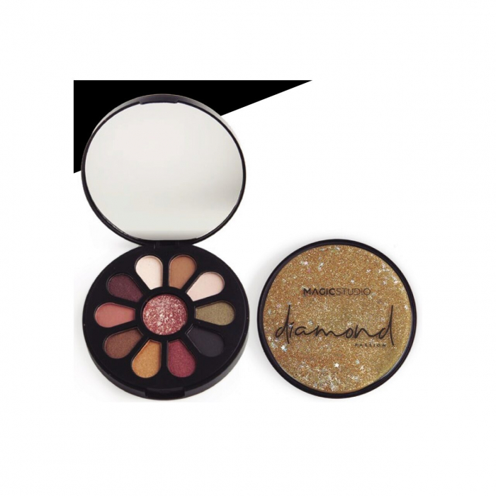Paleta de farduri Diamond Glitter Circle, cu 11 culori, Magic Studio [3]