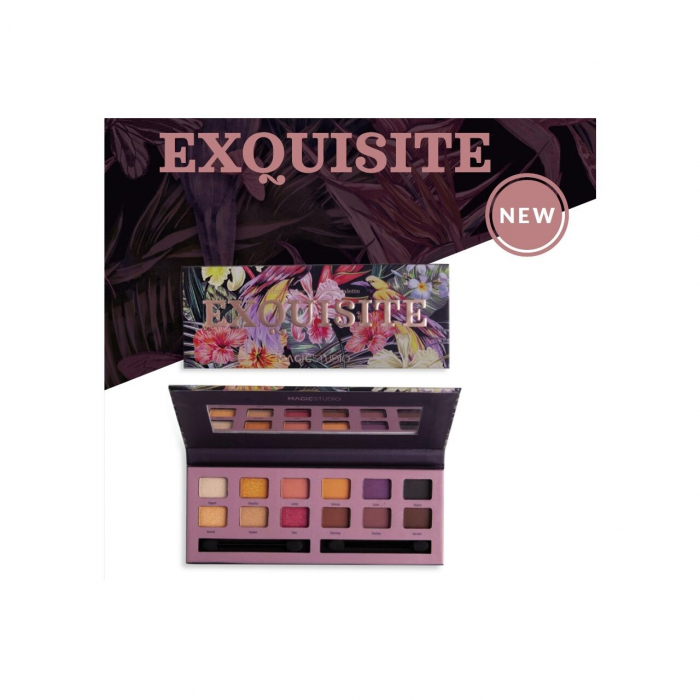 Paleta de farduri Exquisite French Nudes, cu 12 culori, Magic Studio [4]