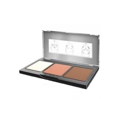 Paleta de machiaj pentru contur, Pro Contour, HD Beauty, Revers, nr 04, 12,5 g [3]