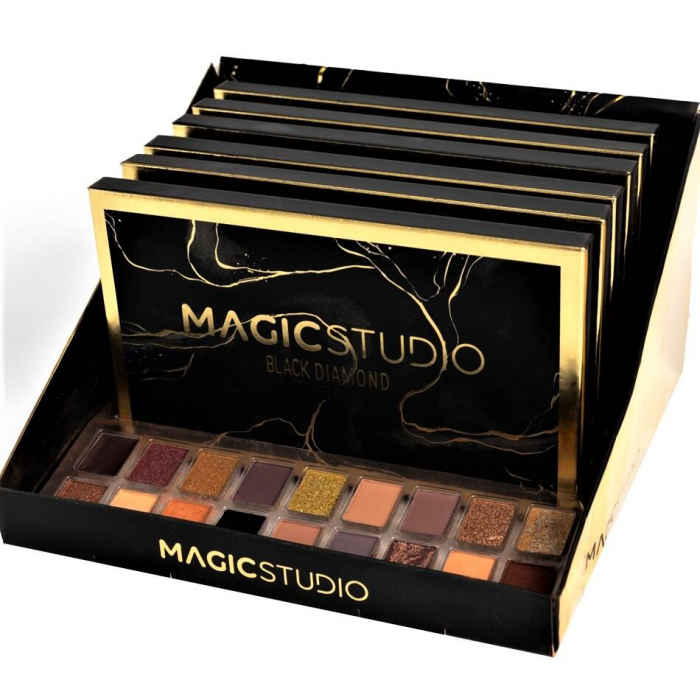 Paleta fard de pleoape Black Diamond, Magic Studio, 18 nuante, 26002 [3]