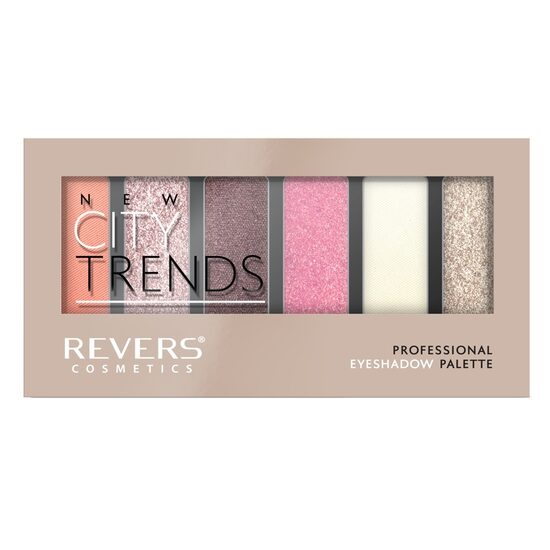 Paleta fard de pleoape cu 6 culori New City Trends, Revers, Nr.11 [1]