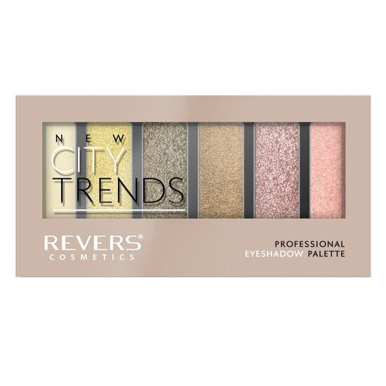 Paleta fard de pleoape cu 6 culori New City Trends, Revers, Nr.13 [1]