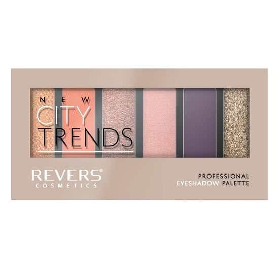 Paleta fard de pleoape cu 6 culori New City Trends, Revers, Nr.15 [1]