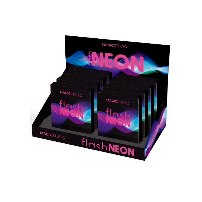 Paleta fard de pleoape Flash Neon, 9 Culori, Magic Studio [3]