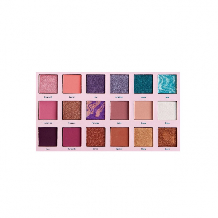 Paleta fard de pleoape Sweet Pastel, 18 Culori, Magic Studio [4]