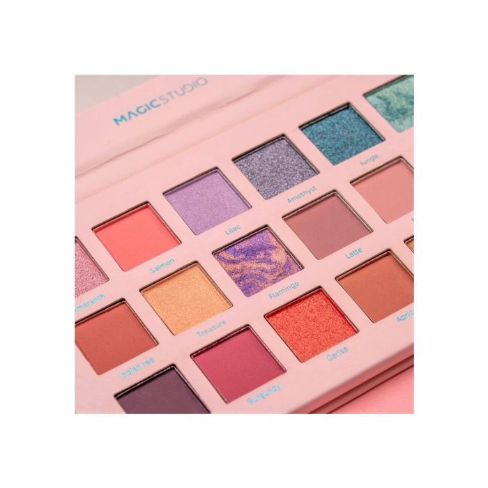 Paleta fard de pleoape Sweet Pastel, 18 Culori, Magic Studio [5]
