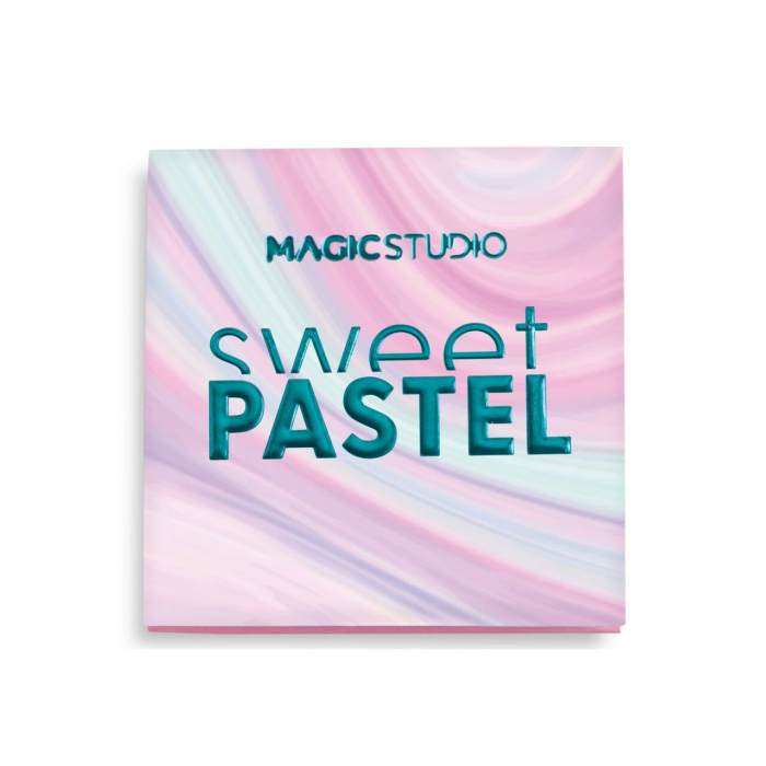 Paleta fard de pleoape Sweet Pastel, 9 Culori, Magic Studio [2]