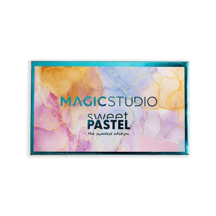 Paleta fard de pleoape Sweet Pastel Magic Studio 26020, 18 culori [2]