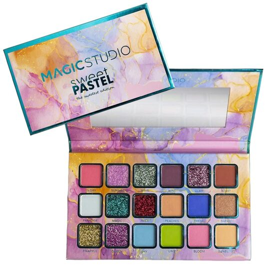 Paleta fard de pleoape Sweet Pastel Magic Studio 26020, 18 culori [1]