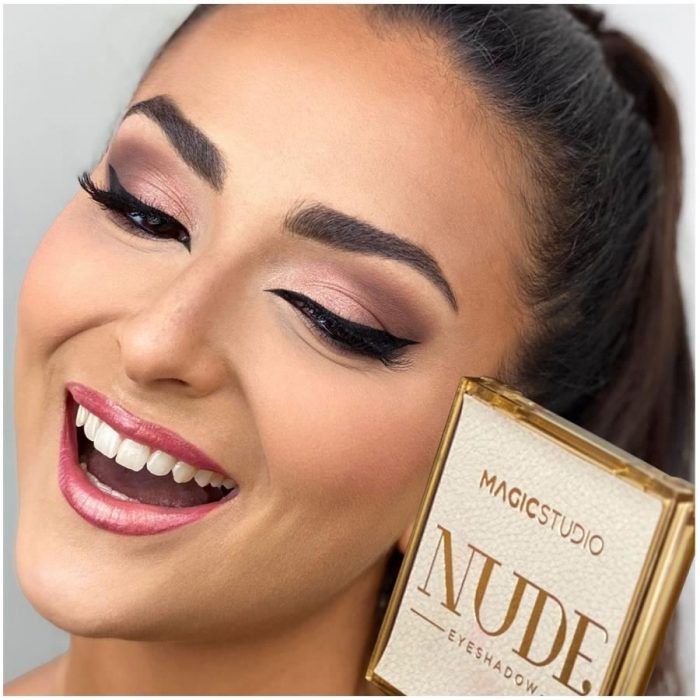 Paleta fard de pleoape Very Nude, 9 Culori, Magic Studio [4]