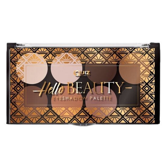 Paleta fard pleoape 8 culori Hello Beauty Quiz Cosmetics nr 1, 9,6 g [1]