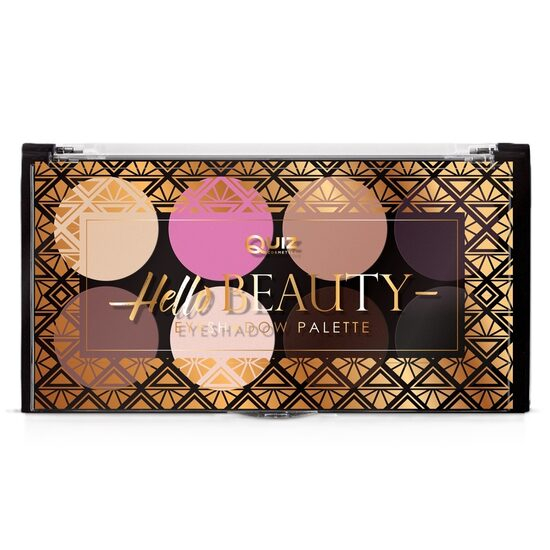 Paleta fard pleoape 8 culori Hello Beauty Quiz Cosmetics nr 2, 9,6 g [1]