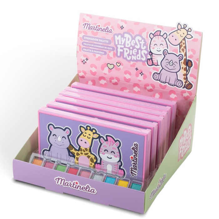 Paleta fard pleoape My Best Friend, Martinelia, 122684, 18 culori [3]