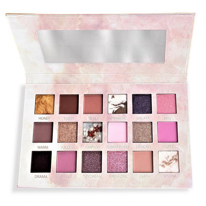 Paleta fard pleoape Rose Quartz, Magic Studio 24501, 18 culori [4]