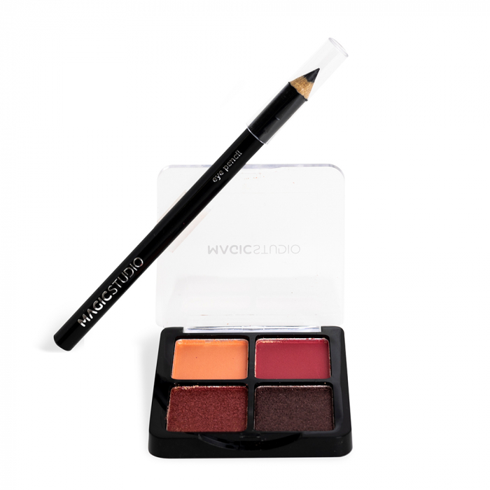 Paleta farduri si creion de ochi, Magic Studio, Red [2]