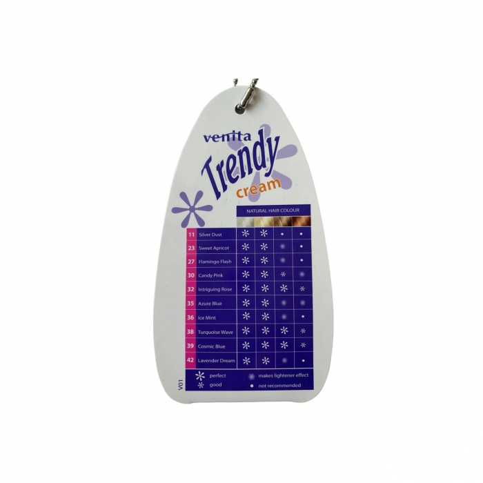 Paletar de culori vopsea de par Trendy Cream, Venita [13]