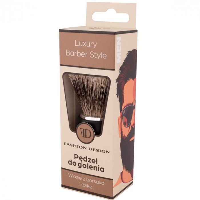 Pamatuf pentru barbierit, 100% peri naturali, Top Choice, 30697 [3]