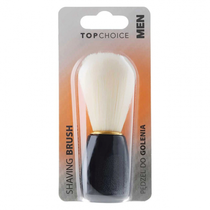 Pamatuf pentru barbierit, cu maner din lemn, Top Choice [2]