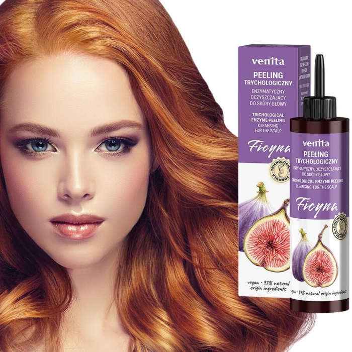 Peeling enzimatic pentru par cu ficina, Venita, 100ml [2]