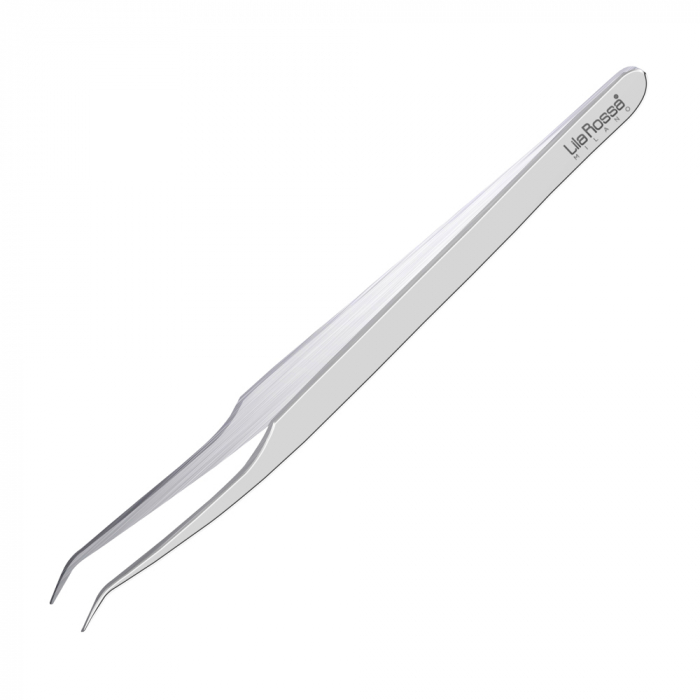 Penseta pentru gene Lila Rossa, Smart, din otel inoxidabil, varf ascutit, model lrs-1001 [2]