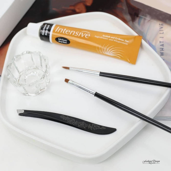 Pensula aplicare vopsea pe gene si sprancene (henna) Top Choice 6708 [3]