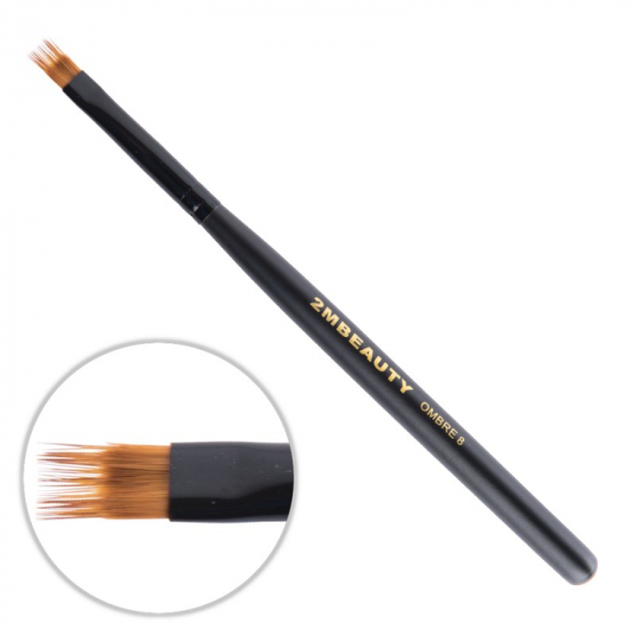 Pensula gel 2M Black Beauty Ombre nr. 8 [1]