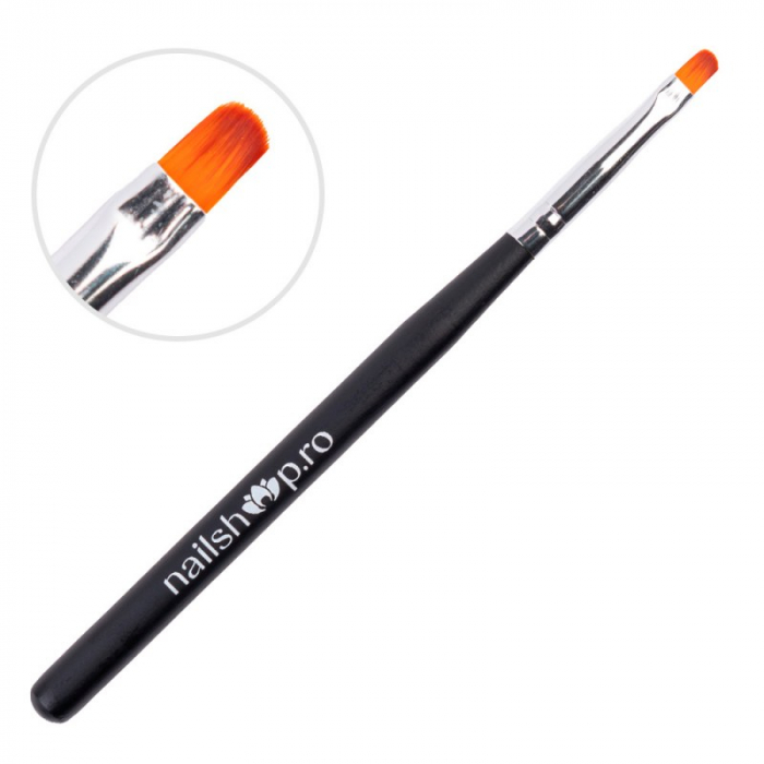 Pensula gel Nailshop - Oval #4 [1]