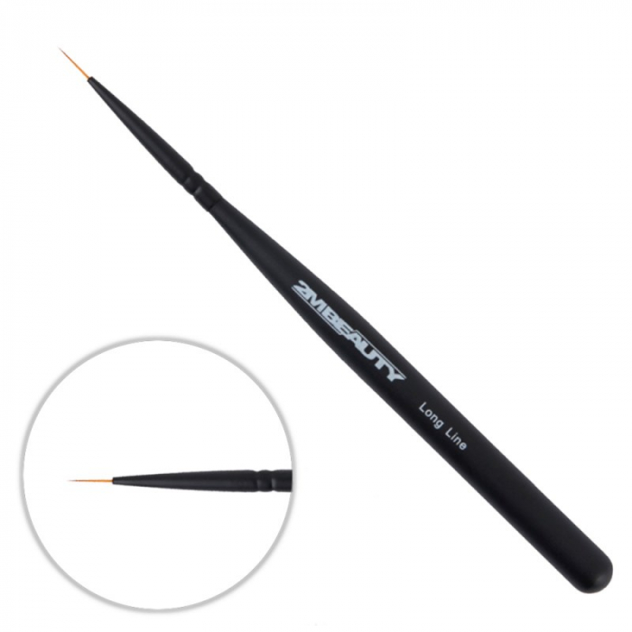 Pensula nail art 2M Black Beauty Long Line [1]