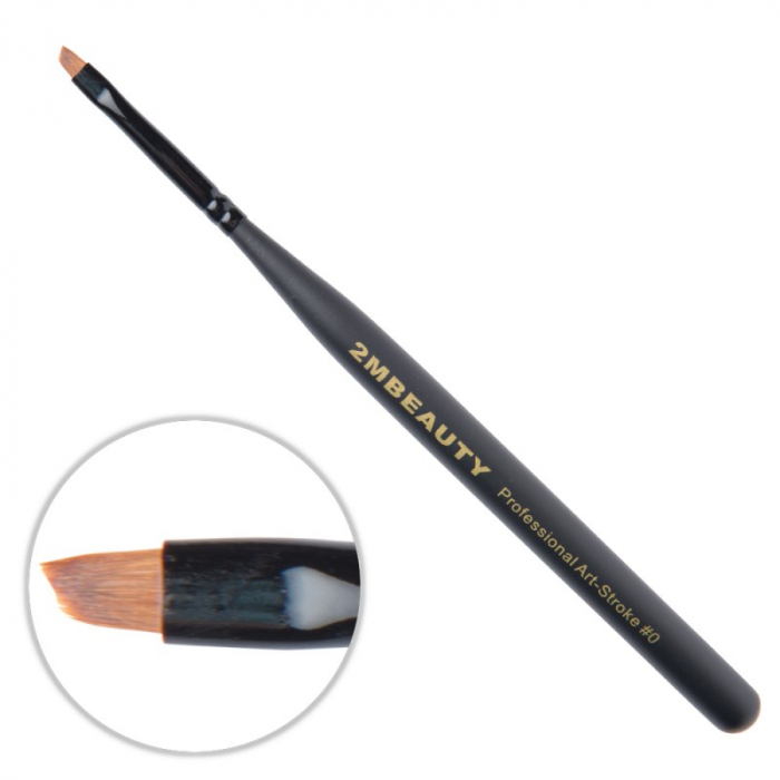 Pensula nail art 2M Black Beauty OneStroke nr. 0 [1]