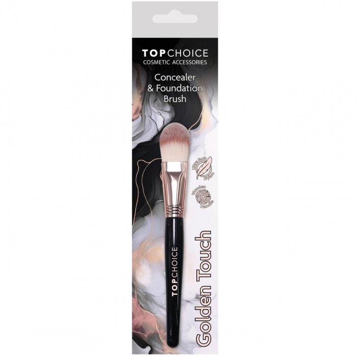 Pensula pentru fond de ten, corector Golden Touch 38594, Top Choice [2]