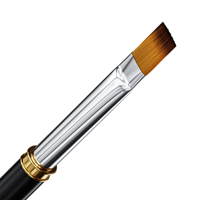 Pensula pentru gel uv, Lila Rossa, maner cu cristale, nb102-10 [3]