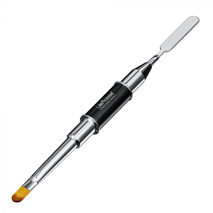 Pensula pentru polygel, Lila Rossa, cu spatula [5]