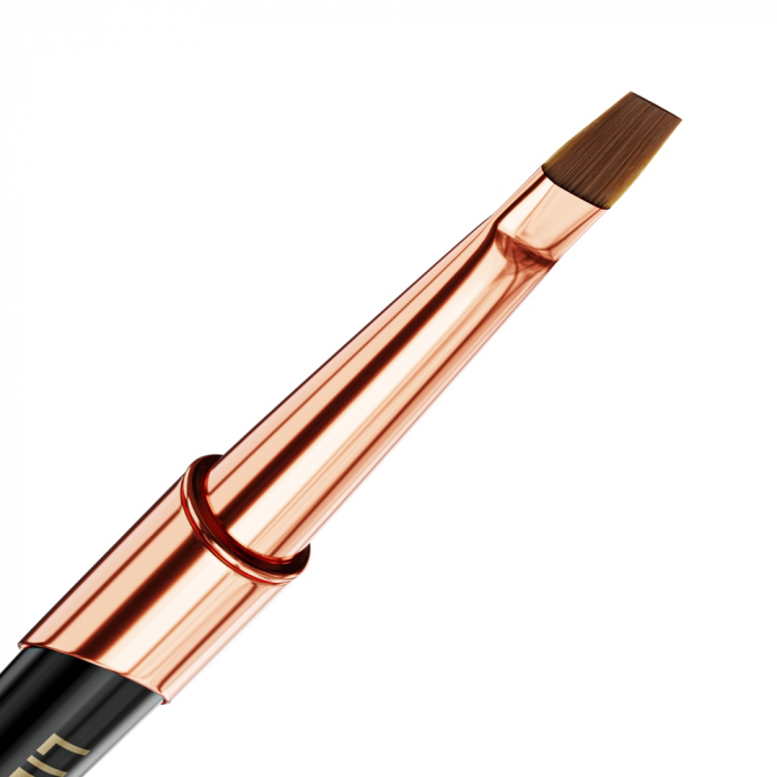 Pensula unghii Flat Gel brush Lila Rossa VIP Premium Kolinsky #6 [3]