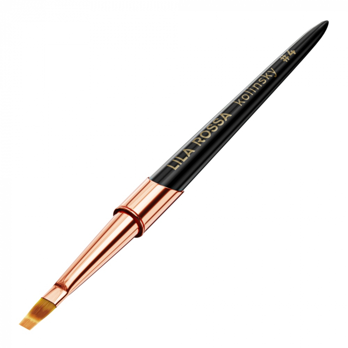 Pensula unghii Ombre Brush Lila Rossa VIP Premium Kolinsky #4 [4]