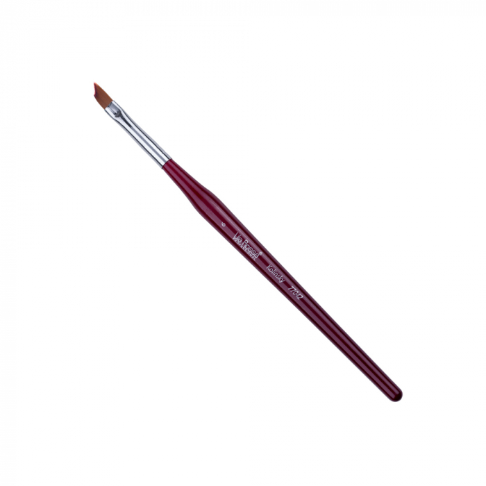 Pensula unghii pentru nail art Kolinsky, Lila Rossa, pentru french, nr 6 [2]