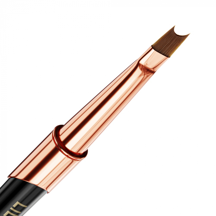 Pensula unghii U shape Brush french Lila Rossa VIP Premium Kolinsky #4 [3]
