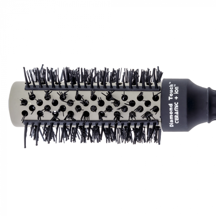 Perie profesionala Lila Rossa Diamond Touch, din ceramica, neagra, dt32 [2]