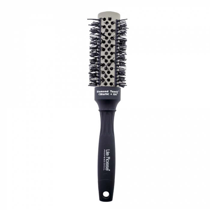 Perie profesionala Lila Rossa Diamond Touch, din ceramica, neagra, dt32 [3]