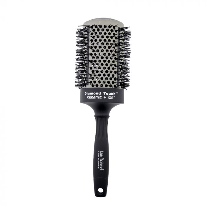 Perie profesionala Lila Rossa Diamond Touch, din ceramica, neagra, dt65 [3]