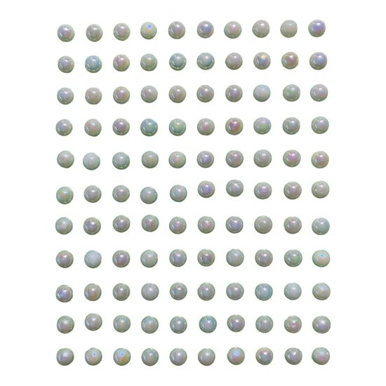 Perle autoadezive pentru machiaj Pearl Drops, pentru fata, corp, unghii, Chique (110buc) [1]