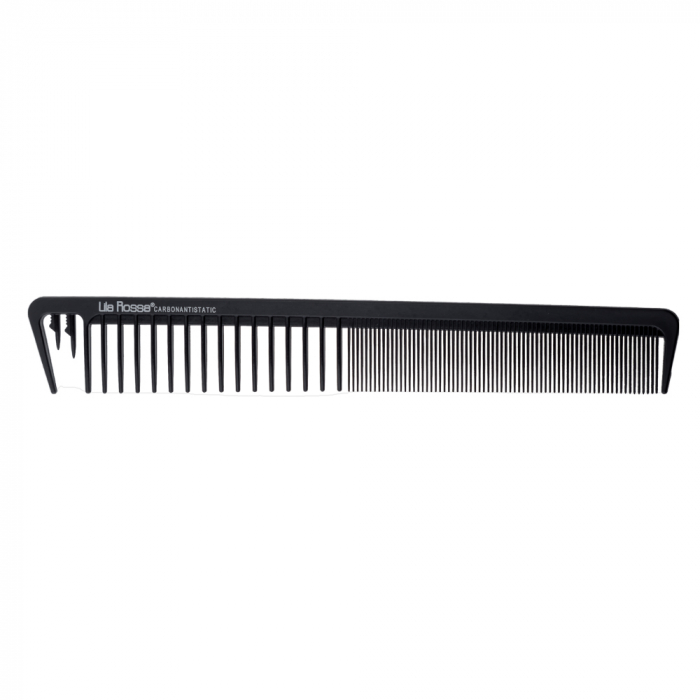 Pieptene antistatic Lila Rossa, din carbon, negru, tm05 [2]