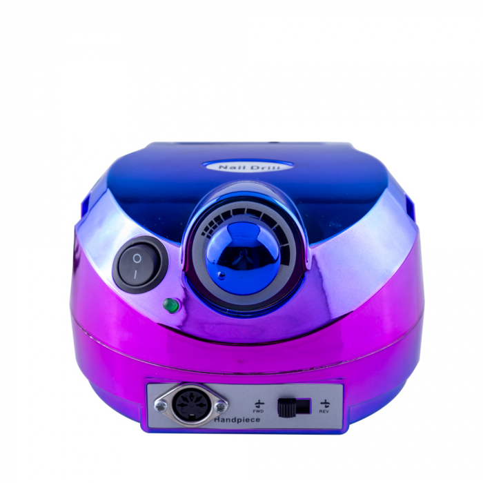 Pila electrica, freza de unghii, Miley, 65W, 35.000 rpm, chameleon albastru/mov [2]