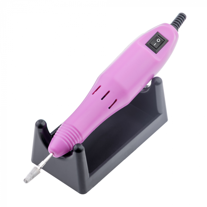 Pila electrica, freza unghii pentru incepatori, Miley, roz, 14.000 rpm, 12 W [2]
