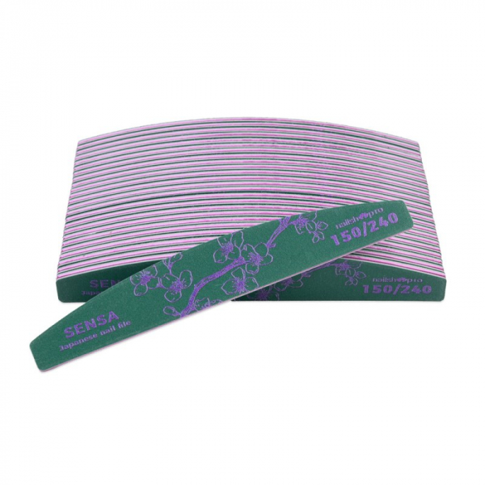 Pila Japoneza semiluna Nailshop 150/240 - set 25 buc. [1]