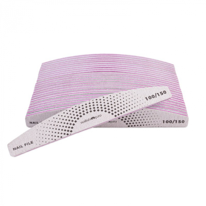 Pila semiluna Nailshop 100/150 - set 25 buc. [1]
