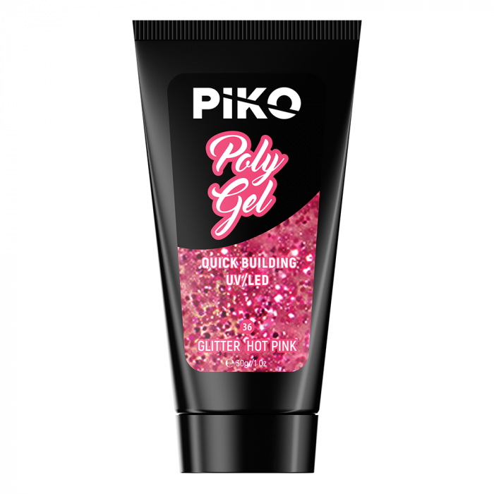 Piko Polygel 36 Glitter Hot Pink [3]