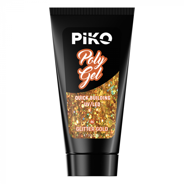 Piko Polygel 46 Glitter Gold [3]