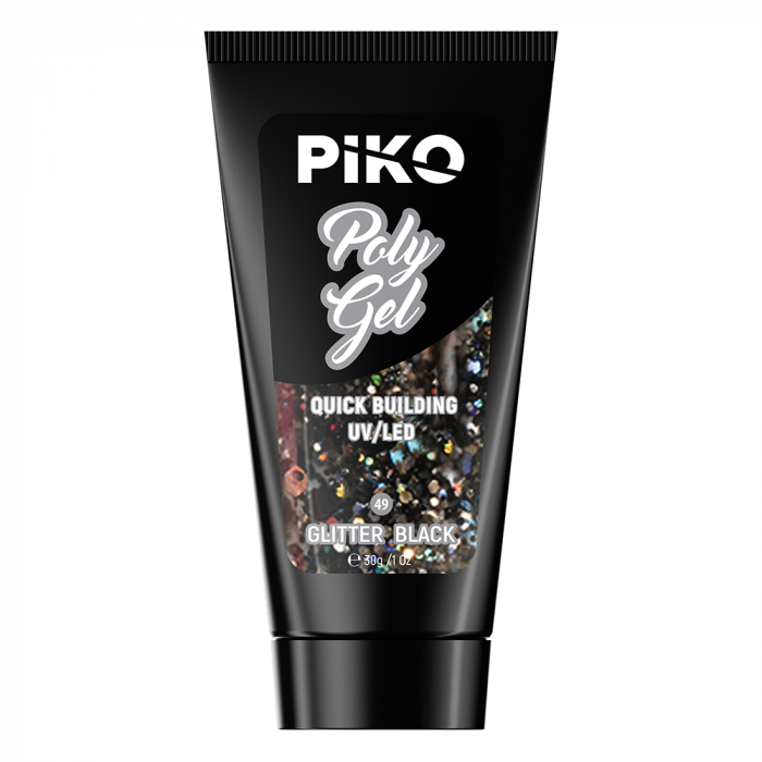 Piko Polygel 49 Glitter Black [3]